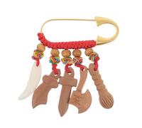 LOORGVEL Safety Pin Brooch for Clothes Small Metal Diaper Fixing Pin Safe Locking Closure for Maternity and Accessories