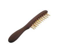 LOORGVEL Sandalwood Comb for Hair Care Massage Wooden Wide Tooth Massager Hand Held Design for Scalp Massage and Detangling Long Thick Hair for Home Use