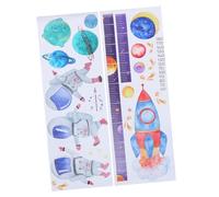 LOORGVEL Self-Adhesive Boys and Girls Height Decal PVC Growth Chart for Baby's Rooms, Removable Height Gauge Sticker to Record and Measure Child's Growth, Trendy Room Decor for Children's