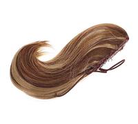 LOORGVEL Short Curly Synthetic Ponytail Extension with Claw Clip Easy Wear Hairpiece for Women Natural Look Comfortable Fit Large Clip Opening Suitable for Thick Hair Everyday Stylish Hair