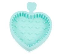 LOORGVEL Silicone Makeup Brush Cleaning Pad with Textured Surface for Tool Cleaning Reusable Brush Cleaner Mat for Sponges Eggs and Cosmetics Easy to Use Makeup Supply in Light Green