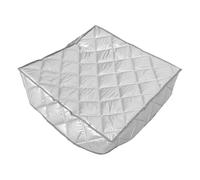 LOORGVEL Silver Upright Freezer Insulation Cover for Kitchen Appliance and Outdoor Fridge, Waterproof Oxford Cloth with Thermal Insulation Aluminum Foil Layer and Magnet, Sunshade Protector