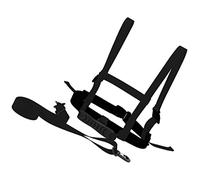 LOORGVEL Ski Training Harness with Wear Resistant Shoulder Strap for Outdoor Skiing Lightweight Ski Teaching Belt for Balance Control and Fall Prevention Black