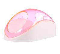 LOORGVEL Small Pet Sand Bath House with Filter Scoop Half Hamster Bathroom Container for Chinchilla Portable Plastic Washroom for Stress Relief and Fur Cleaning Random Color