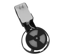 LOORGVEL Smart Speaker Holder Wall-mounted Bracket for No-drill Installation Premium Plastic Stable Non-punch Mount for Kitchen Living Bathroom Bedroom Use