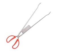 LOORGVEL Stainless Steel Anti-Slip Crab Tong EEL Clip Multi-Function Loach Fish Gripper Tool with Curved Head for Seafood Handling and Cooking