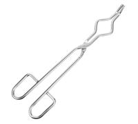 LOORGVEL Stainless Steel Crucible Clamp Laboratory Tool Ergonomic Design Safe and Reliable Chemistry Clip for Handling Experimental Utensils