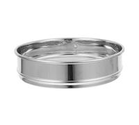 LOORGVEL Stainless Steel Lab Test Sieve Pan Double Mesh for Flour Sifting Soil Screening Sample Separation and Detachable for Efficient Industrial and Laboratory Use