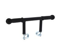 LOORGVEL Stainless Steel Stroller Handlebar Extension with Double-Tube Armrest and 25 Clip Attachments, for Walkers and Prams