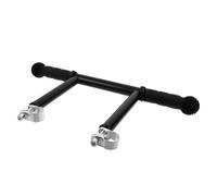 LOORGVEL Stroller Handle Extender and Stroll Handle Extension Bar - Adjustable Height Elevated Grip Anti-Slip Surface for Long Walks and Outings