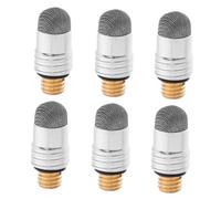 LOORGVEL Stylus Pen Tips Replacement Providing Accurate Touch Experience and Reliability 6pcs Silver Fiber Material with M5 External Thread for Touch Devices and Smartphones for Smooth