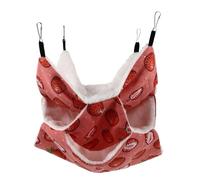 LOORGVEL Three Layer Winter Pet Hammock Bed Soft Breathable Hamster Hanging Nest Cozy Resting Bed for Small Pets Like Sugar Gliders Guinea Pigs Squirrels and Ferrets