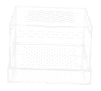 LOORGVEL Transparent Acrylic Incubator Box for Mealworms and Spiders Insect Enclosure with High Visibility Weather Resistant Breeding Container for Small Reptiles and Pet Feeding