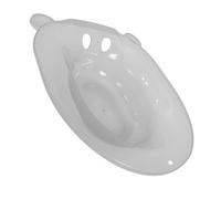 LOORGVEL Transparent Grey Plastic Sitz Bath Basin for Elderly and Postpartum Care Thickened Material Large Capacity Soaking Tub for Treatment and Personal Hygiene Essential Bathroom Care