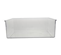 LOORGVEL Transparent Hamster Bath Container Large Plastic Sandbox for Small Pets Chinchilla Washing Basin Practical Animal Toilet for Hamster and Rodents