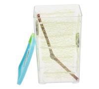 LOORGVEL Transparent Reptile Breeding Case for Mantises and Stick Insects Clear Feeding Habitat Box for Frogs and Snails Easy Setup Insect Terrarium Kit for Beginners and Professionals