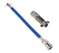 LOORGVEL Truck Air Intake Hose with Blue Quick Release Adapter Pneumatic High-Pressure Straight Connector for Air Compressor Compatible with Dust Blower Systems