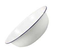 LOORGVEL Vintage Enamel Basin for Feet Soaking Laundry and Washing Portable Retro Enamelware Foot Bath Tub Elegant Design for Use