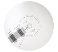 LOORGVEL Vinyl Record Calibration Plate Anti-sliding Turntable Alignment Protractor Mat for Pickup Adjustment Smooth Cartridge Ruler Compatible with Vinyl Record Players