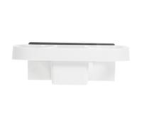 LOORGVEL Wall Mounted Hair Dryer Storage Rack Space Saving Bathroom Organizer for Hair Tools White Sundries Shelf Easy to Install Tool Holder for Bedroom and Barbershop
