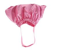 LOORGVEL Waterproof Reusable Pet Shower Hat with Ear Covers for Dogs and Cats, Red Medium Bath Cap Protects Ears from Water during Grooming and Bathing