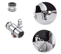 LOORGVEL Way Shower Arm Diverter Valve for Faucet Handheld Shower Copper Material with Plating One Knob Control for Efficient Water Distribution Chrome Finish