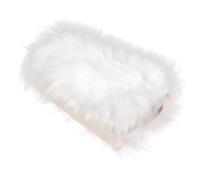 LOORGVEL White Fluffy Nail Art Backdrop Fabric for Photography Nail Mat Background Velvet Photo Studio Background Flat Lay