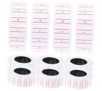 LOORGVEL White Self-Adhesive Price Marker Labels for Supermarket Cost Tagging and Market Price Stickers for Product Pricing and Business Use