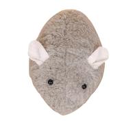LOORGVEL Wind up Mouse Cat Toy and Plush Toy Mouse 10cm Gray Vibration for Indoor Cats Interactive for Kitten Play and Chasing