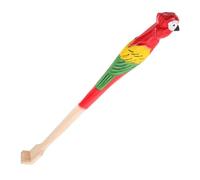 LOORGVEL Wooden Back Scratcher Parrot Design with Long Handle, Portable Manual Back Scratching Tool for Itch Relief and Massage, Suitable for Men and Women in Health Wellness