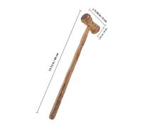 LOORGVEL Wooden Judge Gavel with Comfortable Grip for Lawyers and Judges Auction Hammer Court Hammer Prop Handheld Wood Gavel for Law Students and Role Play