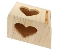 LOORGVEL Wooden Rabbit Feeder Double Grid Hay Rack Multifunctional Holder for Guinea Pigs Chinchillas Easy to Clean Small Animal Food Manger