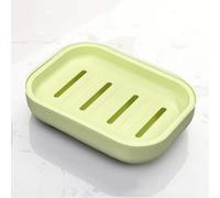 LOORMEI Moisture-Proof and Mold-Proof Soap Dishes Holder - With a draining function, Suitable for Bathroom and Travel Convenience, with a Non-Slip Design to Keep Soap Dry for a Long Time (Green)