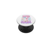 Loose As A Goose Funny Goose Silly Bird Design Pastel Stripe PopSockets Adhesive PopGrip