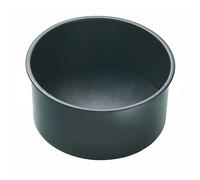 MasterClass KCMCHB48 15 cm Deep Cake Tin with PFOA Non Stick and Loose Bottom, 1 mm Carbon Steel, 6 Inch Small Round Pan , Grey