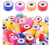 Loose Beads Spacer Polymer Clay 200pcs DIY Evil Eye