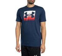 Under Armour UA M Boxed Sports Updated SS - Short Sleeve - Tops - Academy/Red - Size: XL