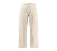Stone Island Mens Stone Island Batavia-Tc S.I. Marina Slub Cotton Trousers Ivory 34