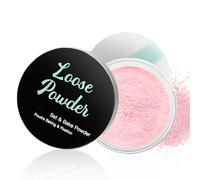 Loose Face Powder, Pink Setting Powder, Long Lasting Lightweight Loose Setting Powder Oil-control Flawless Finish Pink Baking Powder Makeup, Setting Foundation for All Skin Types