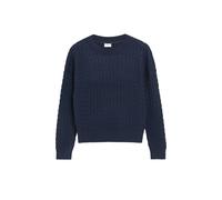 Loose Fit Cable Knit Pullover for Girls s.Oliver Bleu 9/10 years