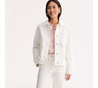 Loose Fit Denim Jacket White Denim