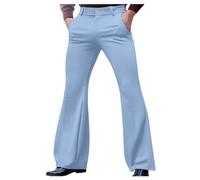 Loose Fit for Man Summer Fall Spandex Brunch Flare Bell Bottom Basic Long Boot Cut Leg Trousers Pants Man Zip Up 2025 Clothing Trendy Country Concert Y2K S