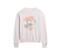 Loose fit printed sweatshirt for women Superdry Souvenir Rose S