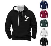 Loose Fit Sweatshirt Men Mens Halloween Costumes Adult Funny Casual Oversized Sweatshirts Comfortable Soft Sweatshirt Baggy Warm Hoodies Plain Sweater With Hood Hoodie Classic Sport Pullover