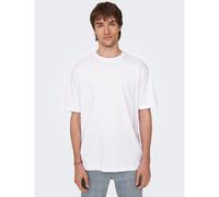 Loose Fit T-Shirt with Crew Neck White
