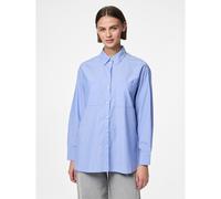 Loose Fit with Fine Stripes Sky Blue Striped