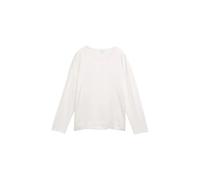 Loose-Fitting Long Sleeve T-Shirt for Women Tom Tailor Blanc XL