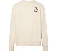 Loose-fitting sweatshirt KnowledgeCotton Apparel camp print Blanc L