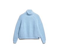 Loose-fitting turtleneck sweater for women Superdry Bleu S