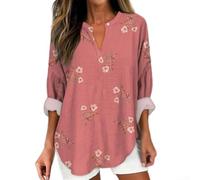 Loose for Fit Hawaiian Style Shirt for Women Holiday Vacation | Ideal for beach holidays, vacation trips, summer parties, casual outings, tropical themes